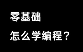 零基础学编程应该从哪里开始？有哪些教程推荐？