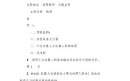 工业机器人技术实验报告应包含哪些内容？如何撰写？