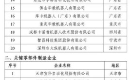 工业机器人企业排名最新名单中，哪家企业表现出色？